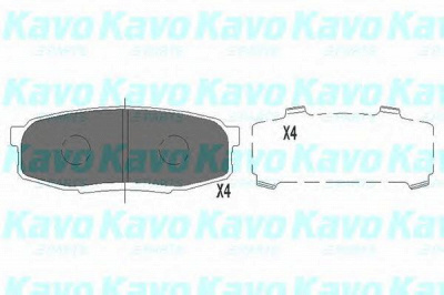 KAVO PARTS kbp9099 -  Комплект тормозных колодок, дисковый тормоз